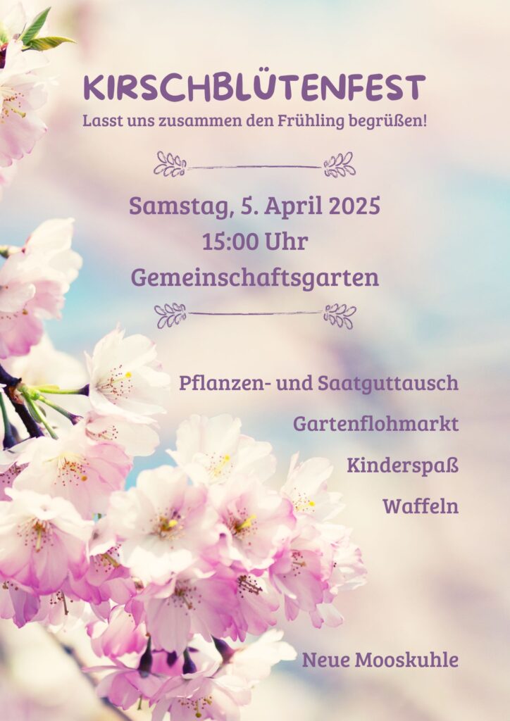 Kirschblütenfest 05.04.2025